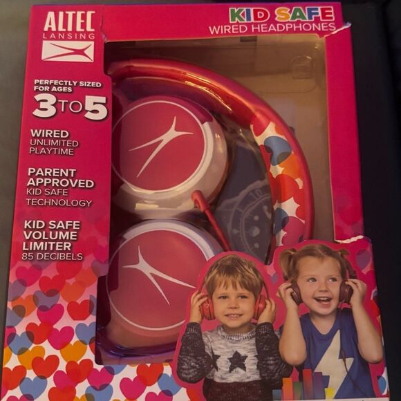 Other - Colorful Pink Headphones